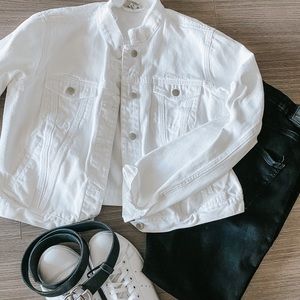 White Denim Jacket